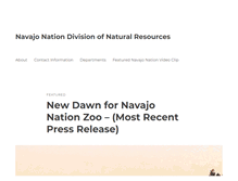 Tablet Screenshot of dnrnavajo.org